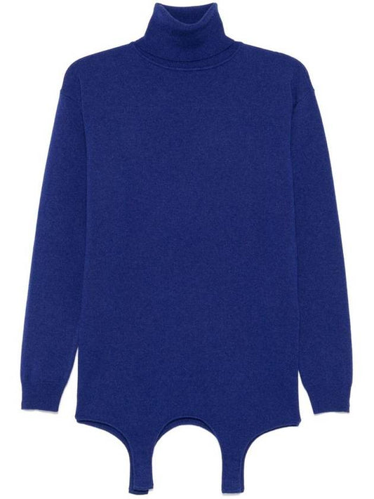 Saint Laurent Saint Laurent Turtleneck Garter Sweater Clothing