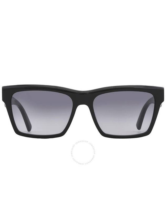 Saint Laurent Saint Laurent Gray Gradient Rectangular Ladies Sunglasses SL M104 001 56