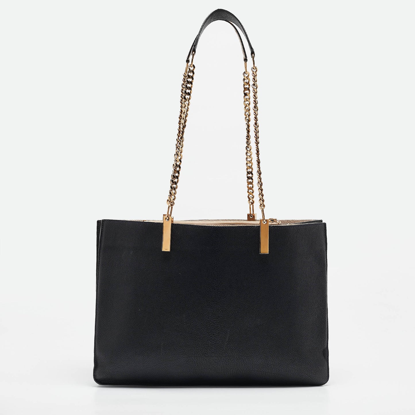 Chloe Tricolor Leather Carey Tote