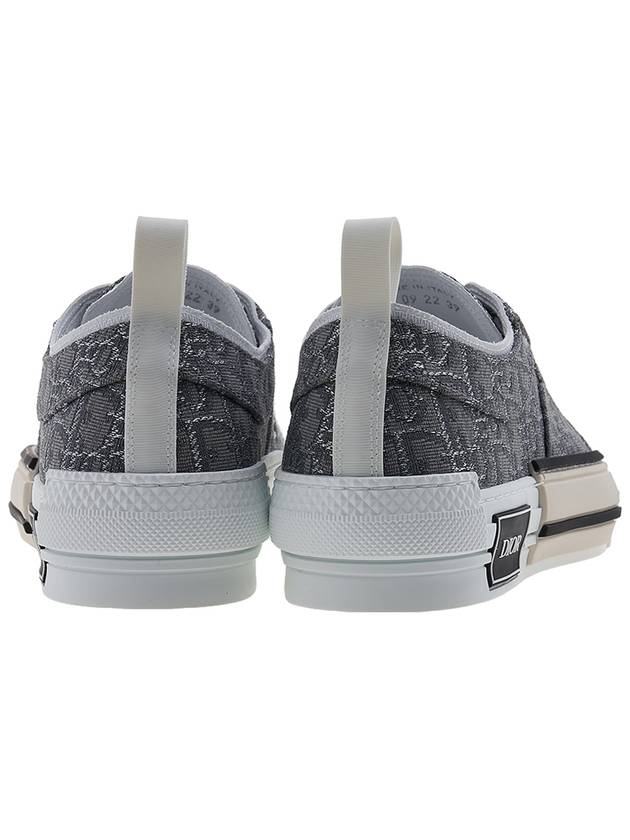 B23 Oblique Canvas Low Top Sneakers Ruthenium Dior