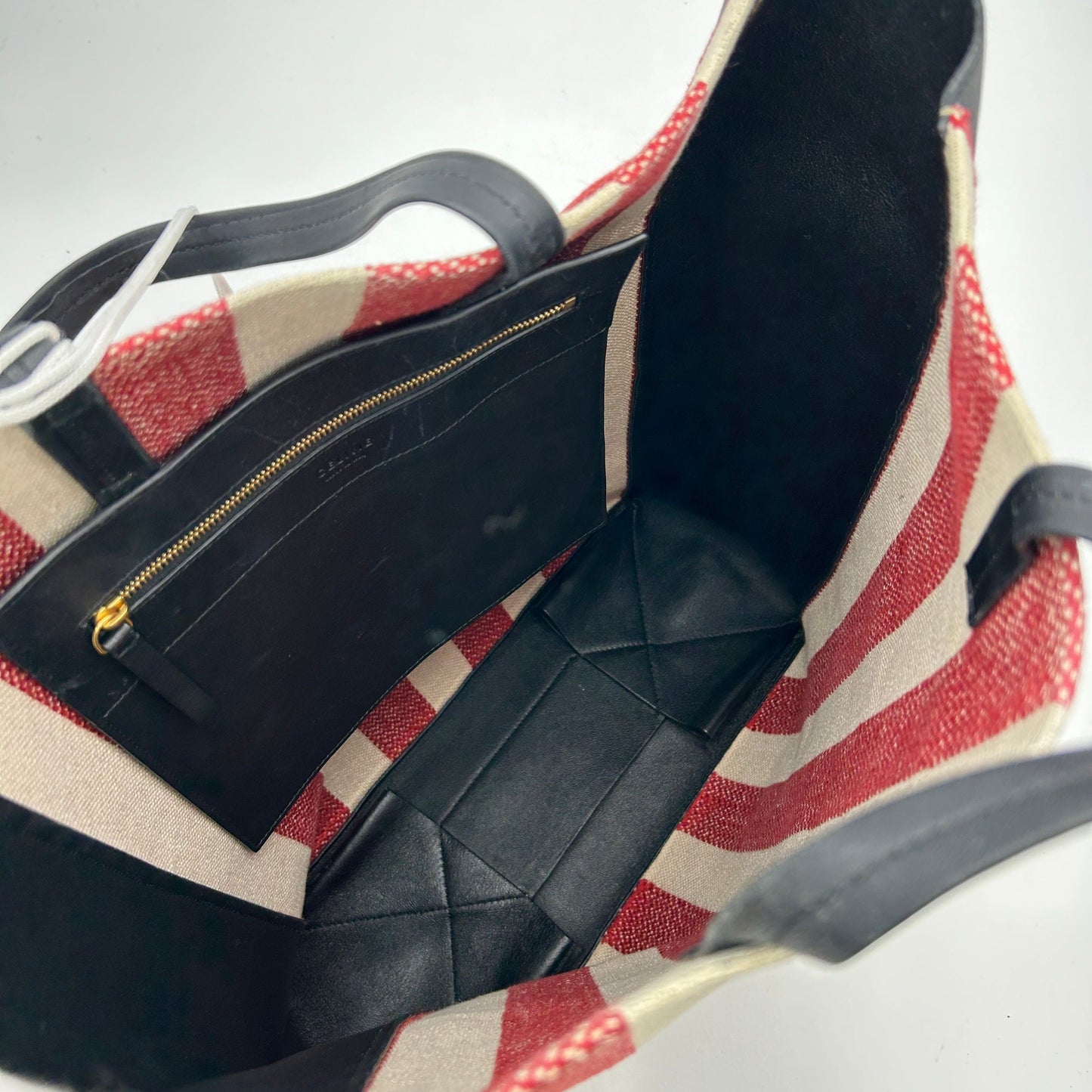 CELINE Cabas Vertical linen tote LA17489