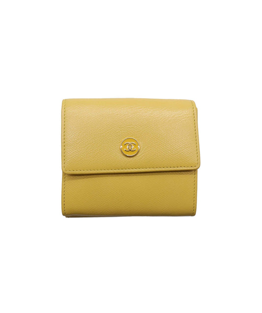 chanel baby chick yellow wallet  DXBS2599