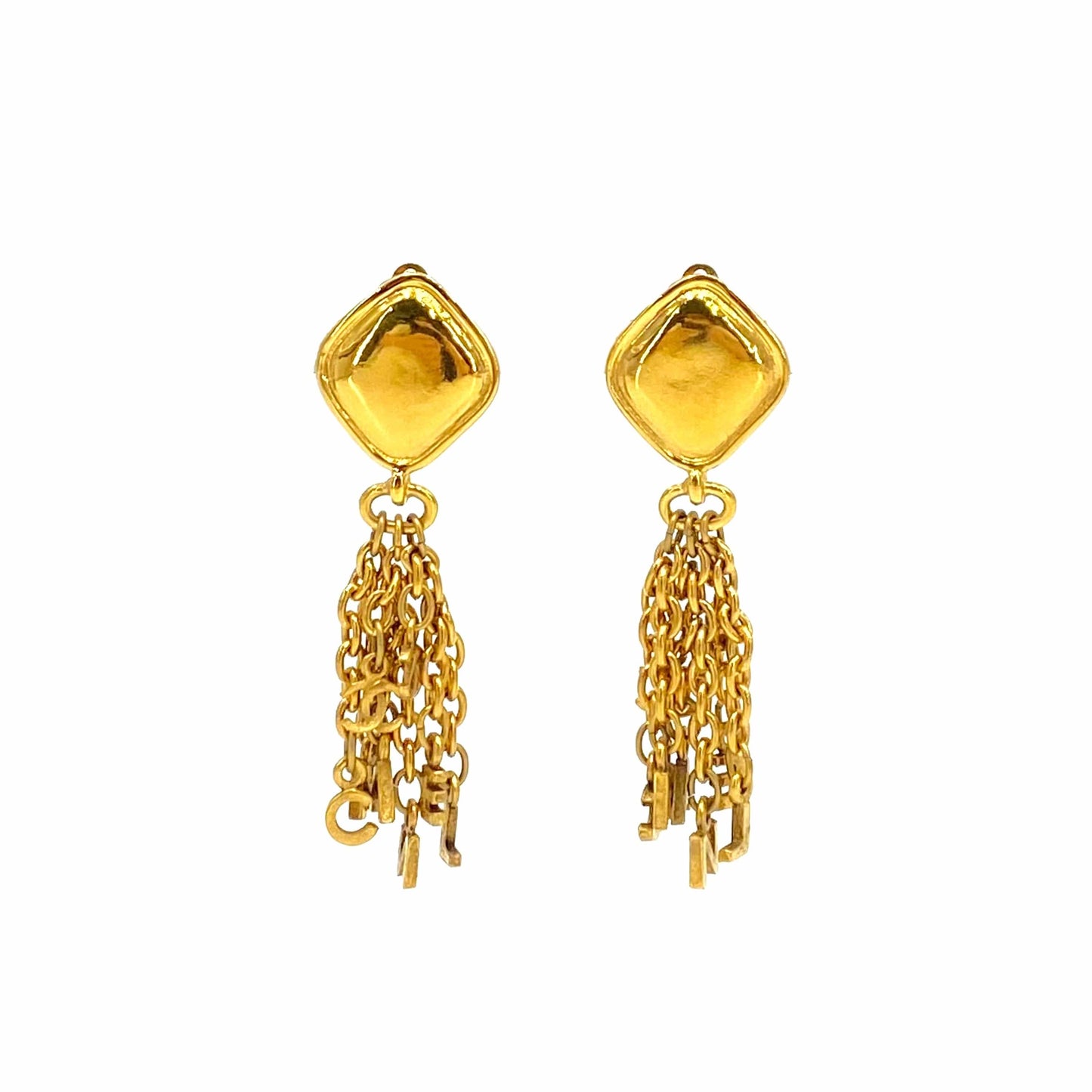 Chanel Vintage Earrings (Clip-On) Tassels 90241720