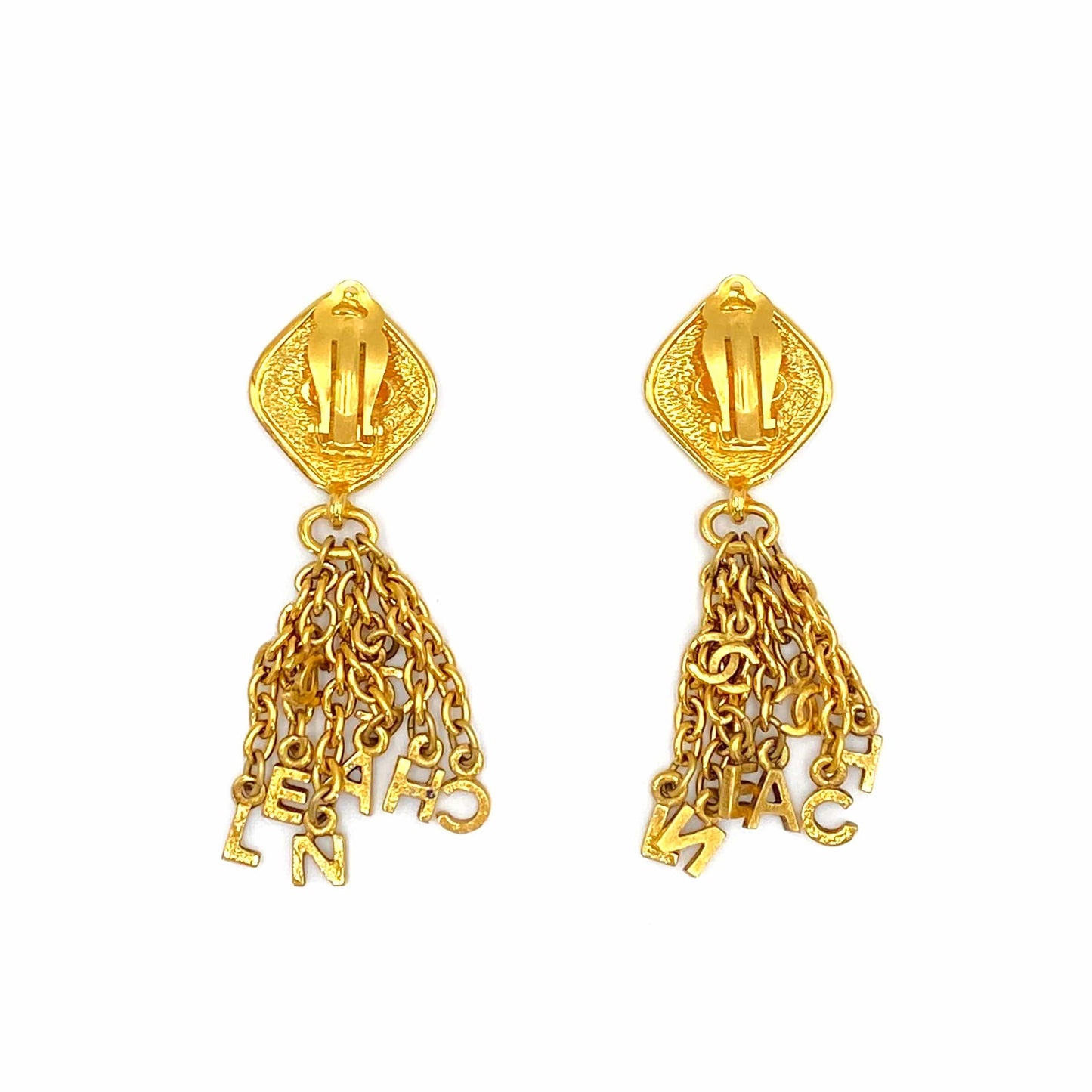 Chanel Vintage Earrings (Clip-On) Tassels 90241720