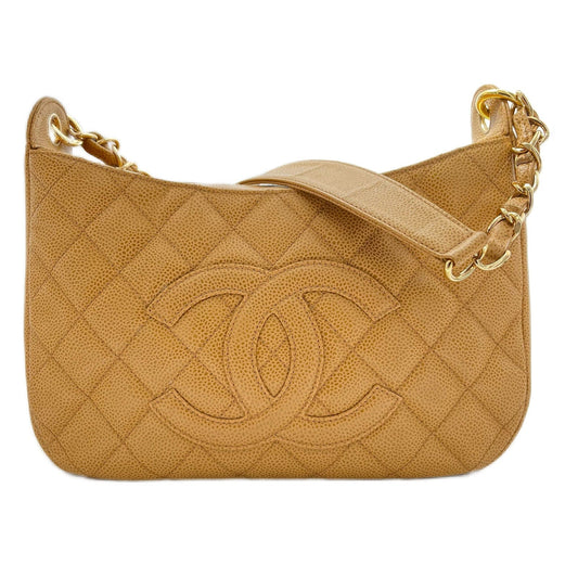 Chanel Vintage Hobo Timeless CC Beige Caviar GHW #8 90212859