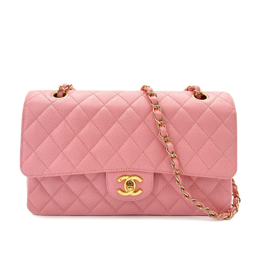 Chanel Vintage Classic Flap Medium Pink Caviar GHW #9 90243301