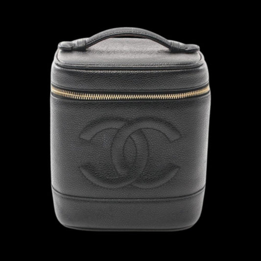 Black Leather Chanel Vanity