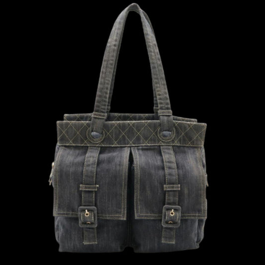 Blue Denim Chanel Tote