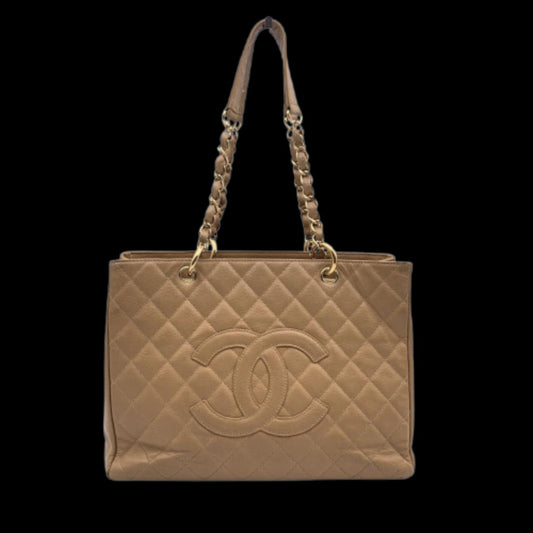 Brown Leather Chanel Tote