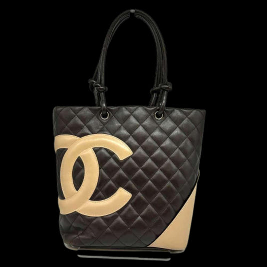 Brown Leather Chanel Tote