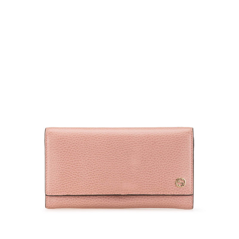 Gucci Interlocking G Leather Long Wallet