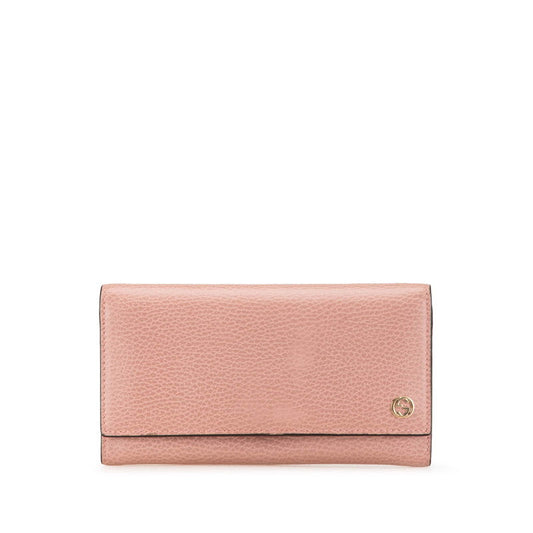 Gucci Interlocking G Leather Long Wallet