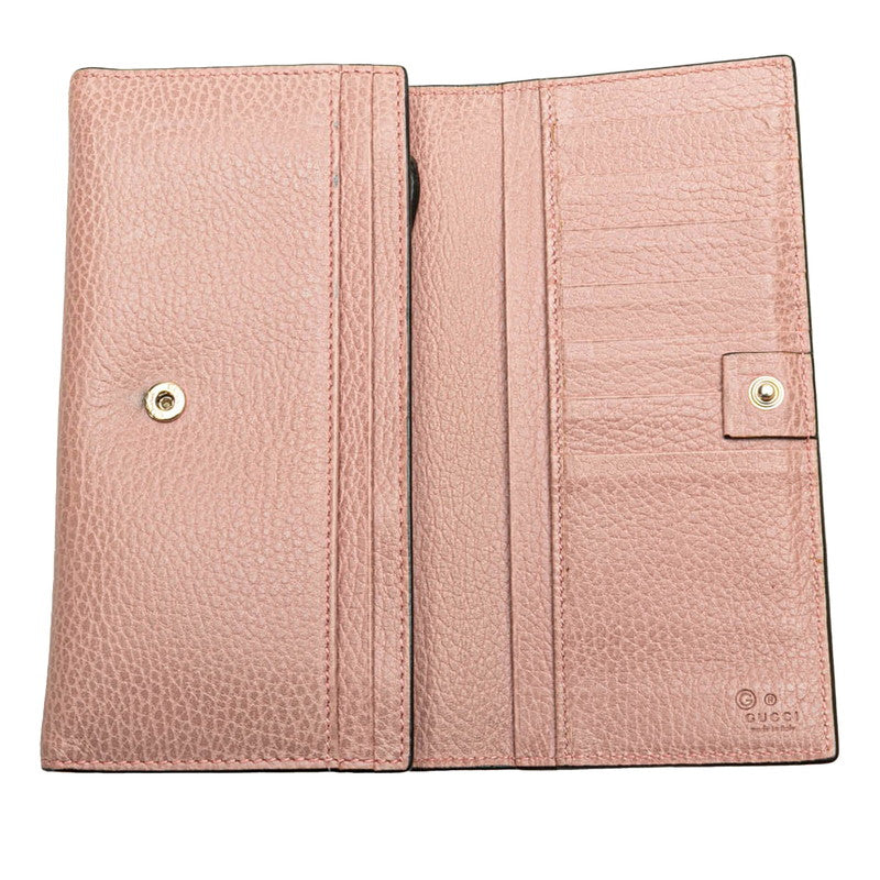 Gucci Interlocking G Leather Long Wallet