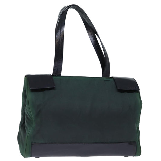 PRADA Shoulder Bag Nylon Green  cl835