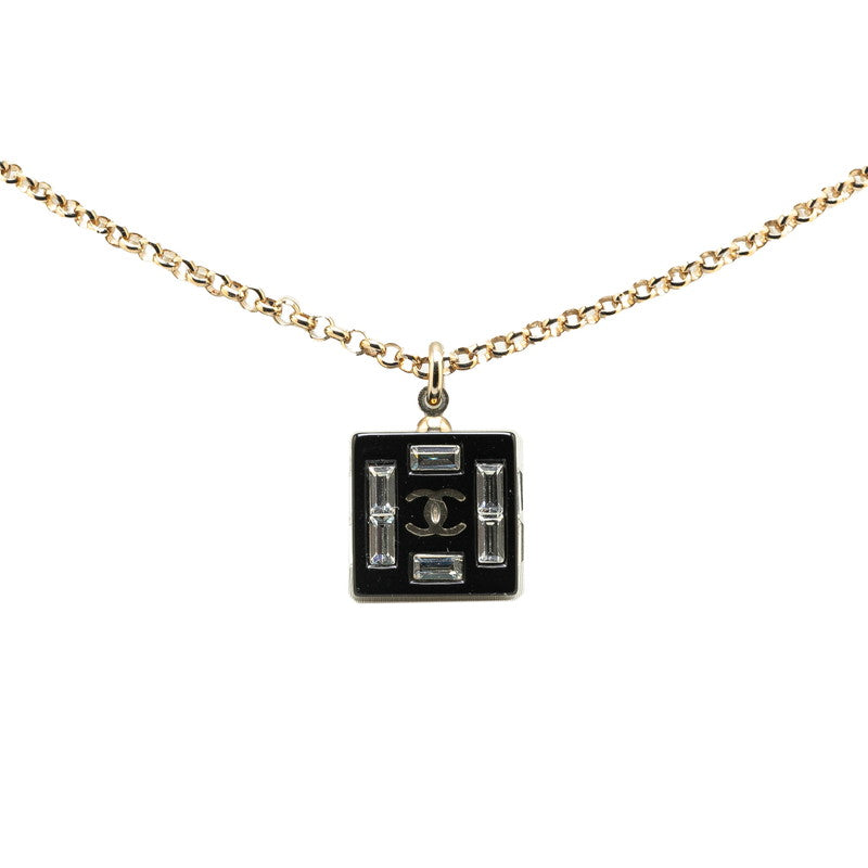 Chanel Coco Mark Rhinestone Necklace
