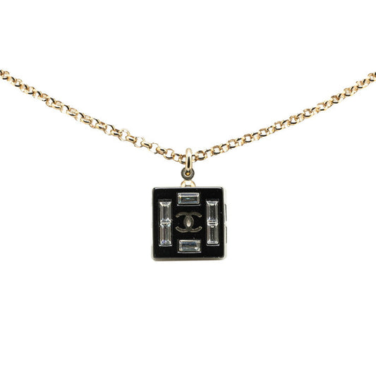 Chanel Coco Mark Rhinestone Necklace