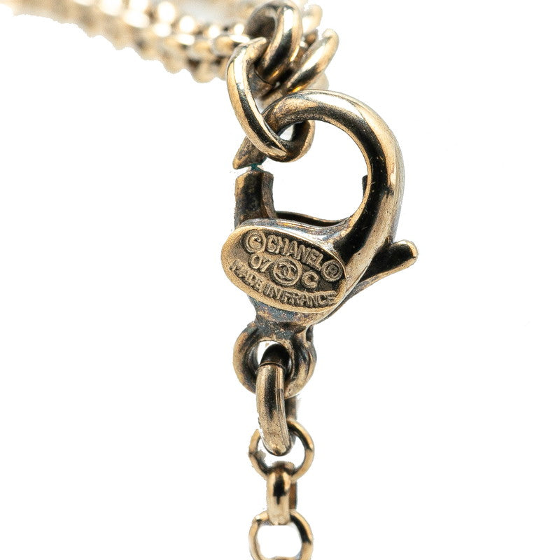 Chanel Coco Mark Rhinestone Necklace