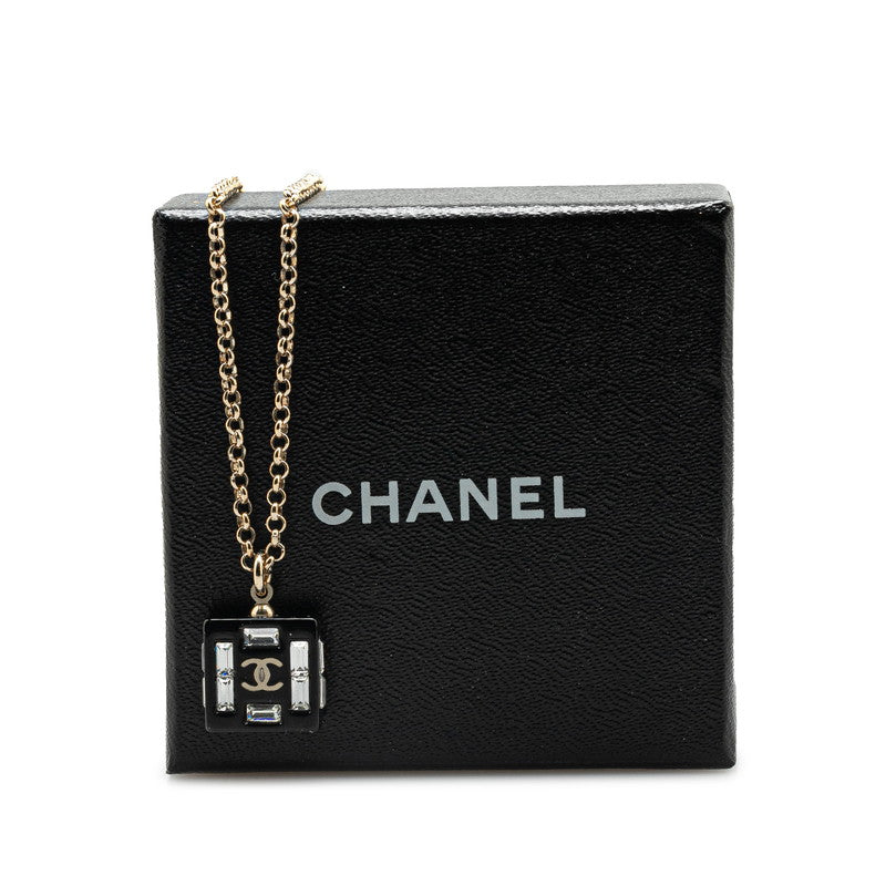 Chanel Coco Mark Rhinestone Necklace