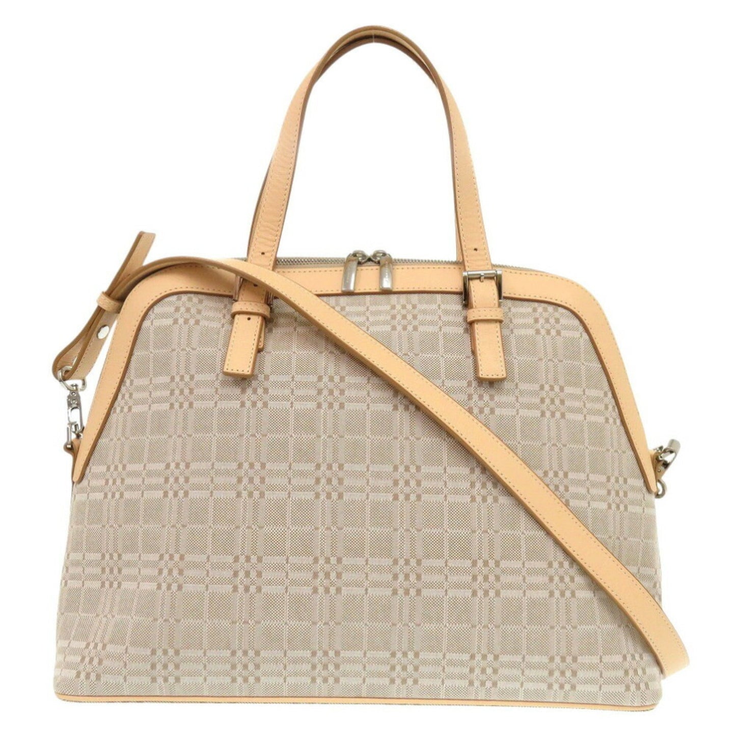 Burberry  Canvas Leather Handbag ()