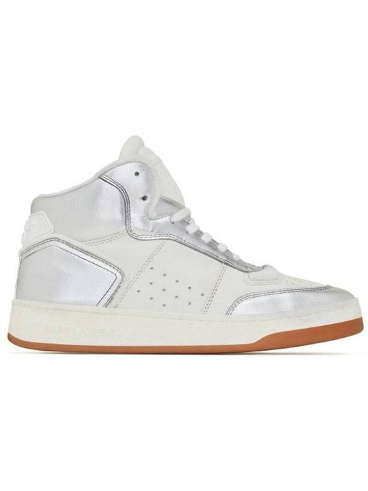Saint Laurent SL 80 High-Top Sneakers Silver