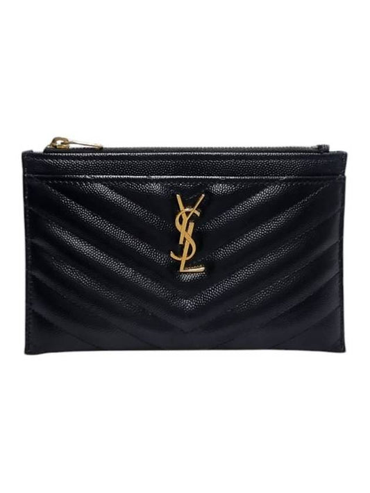 Saint Laurent 584872 Monogram Black Small Bill Pouch
