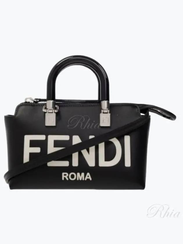 Fendi By The Way Small Leather Tote Bag Black