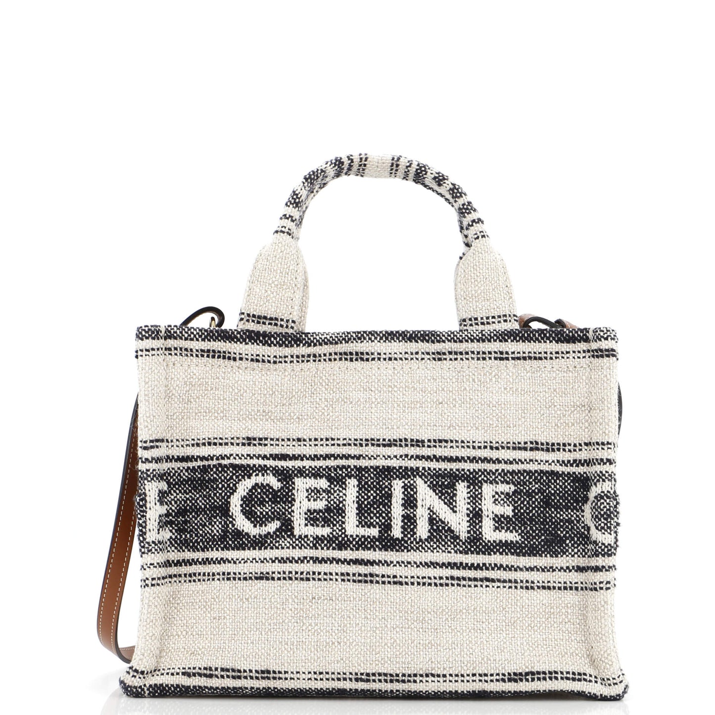 Celine Cabas Thais Tote Printed Canvas Small