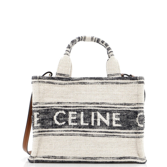 Celine Cabas Thais Tote Printed Canvas Small