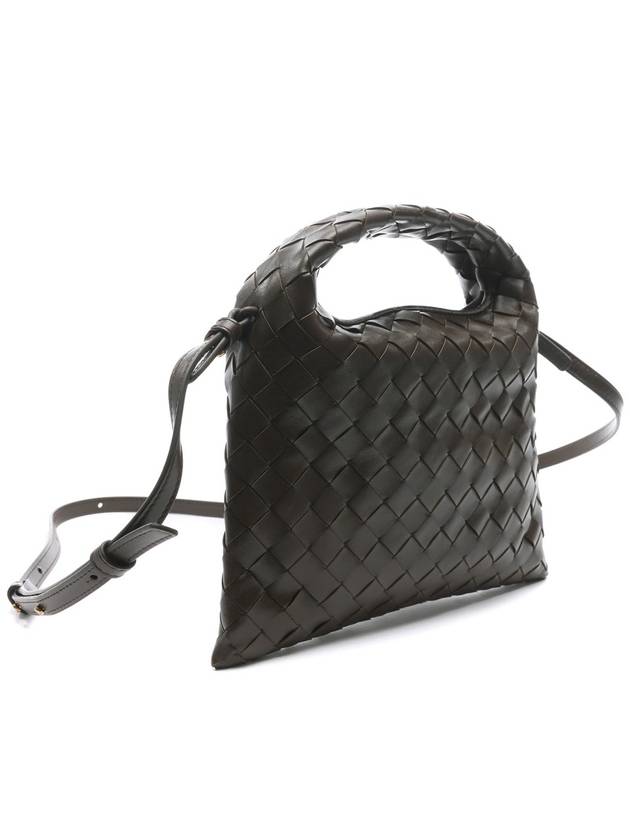 Bottega Veneta Intrecciato Mini Hop Tote Khaki