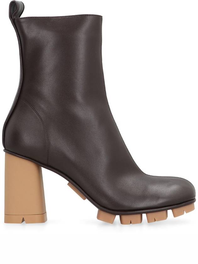 Bottega Veneta Bottega Veneta Shore Leather Ankle Boots