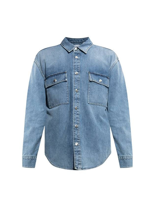 Bottega Veneta 23 fw Denim Shirt 754704V34A04715 B0040378158