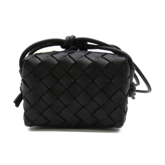 Bottega Veneta  Candy Loop Camera Bag Shoulder Bag   Black 730832V1G118425