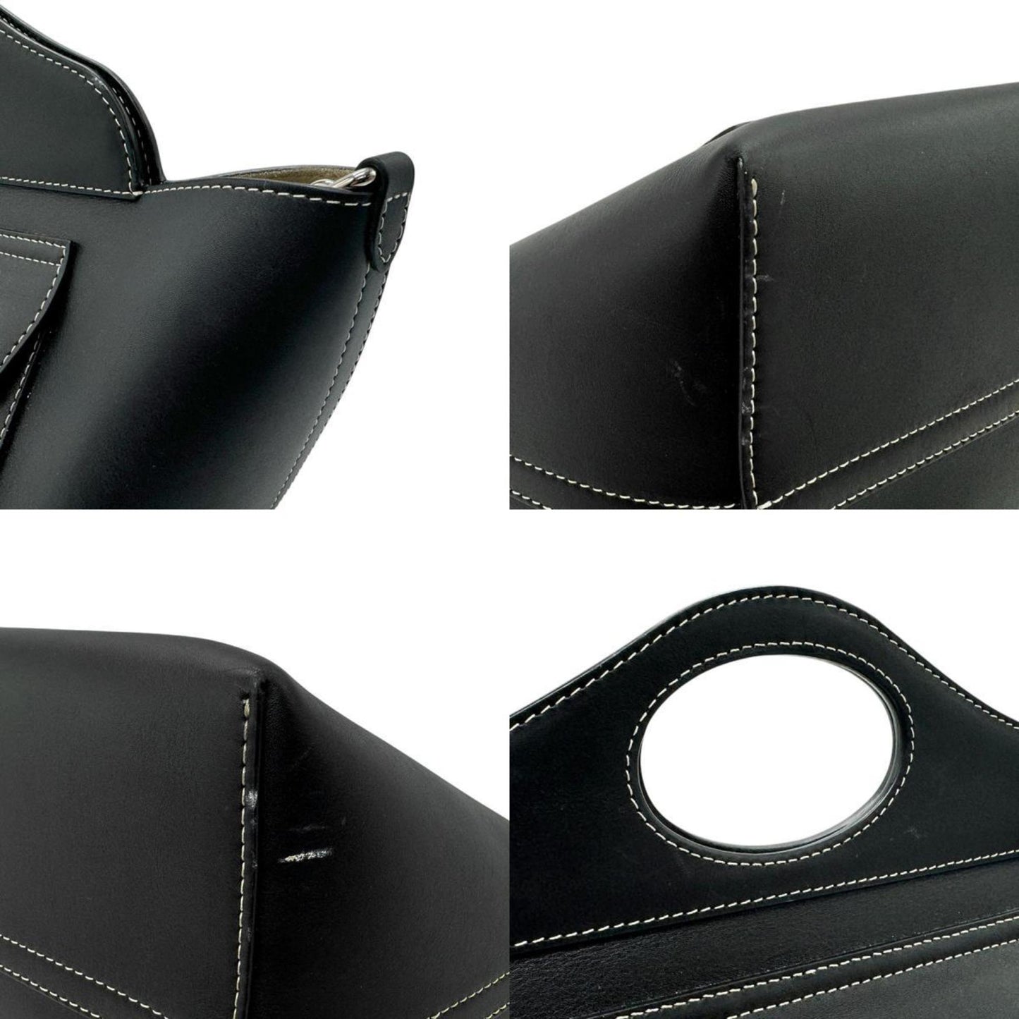 Burberry  Leather Handbag Shoulder Bag ()