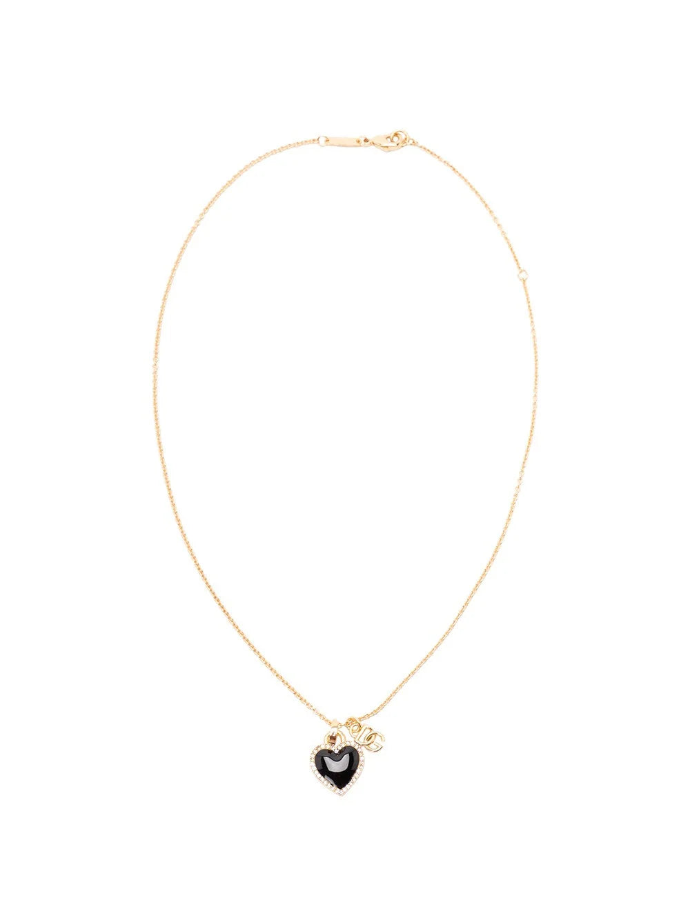 Dolce & Gabbana Women Heart And Logo Necklace