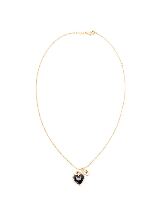 Dolce & Gabbana Women Heart And Logo Necklace