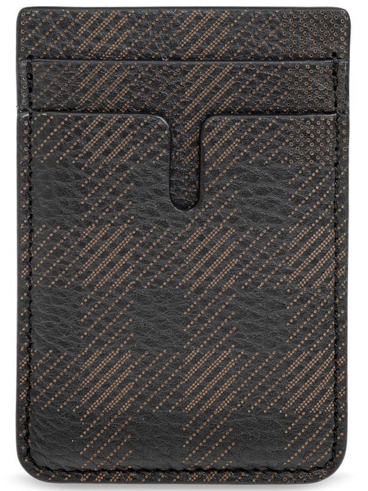 Burberry Burberry Magnetic Card Case, Men's, Brown