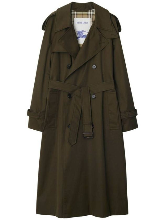 Burberry Burberry Check Lining Long Castleford Trench Coat Clothing