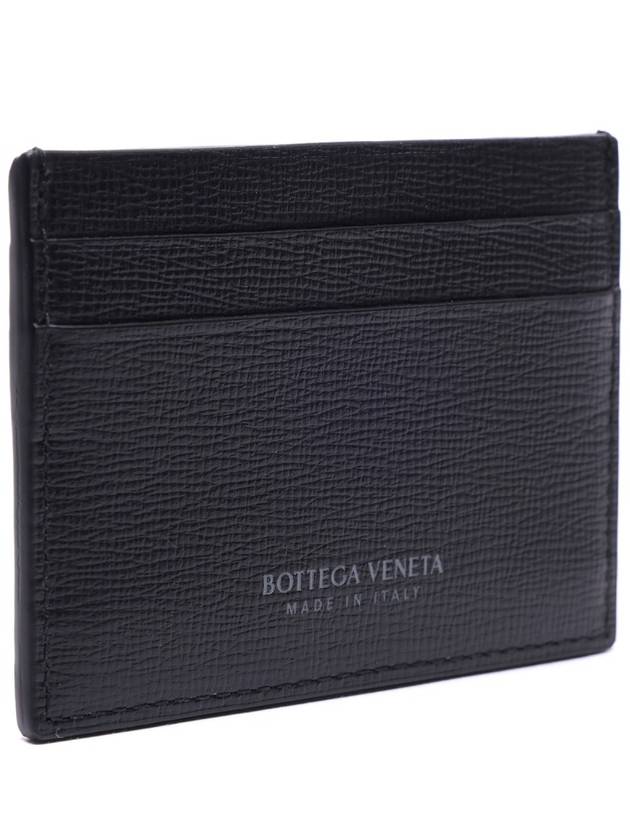 Bottega Veneta Logo Card Wallet Black