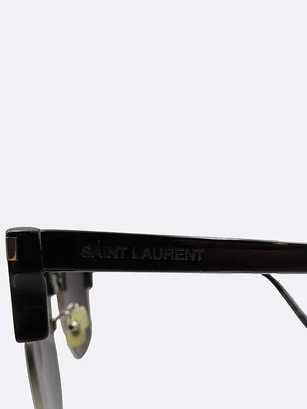 Saint Laurent SL 108 K black color silver plated gold frame sunglasses