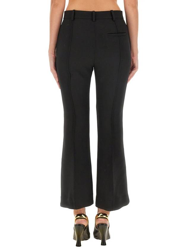 Bottega Veneta Veneta Flare High Waist Pants Black
