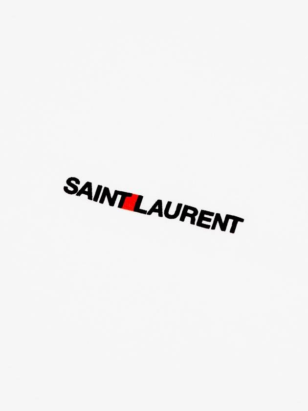 Saint Laurent Rive Gauche Short Sleeve T-Shirt White