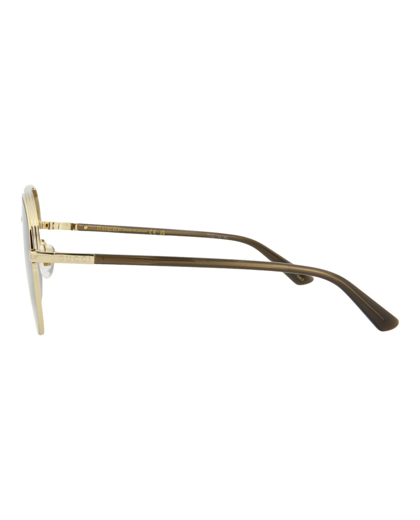 Aviator-Style Metal Sunglasses