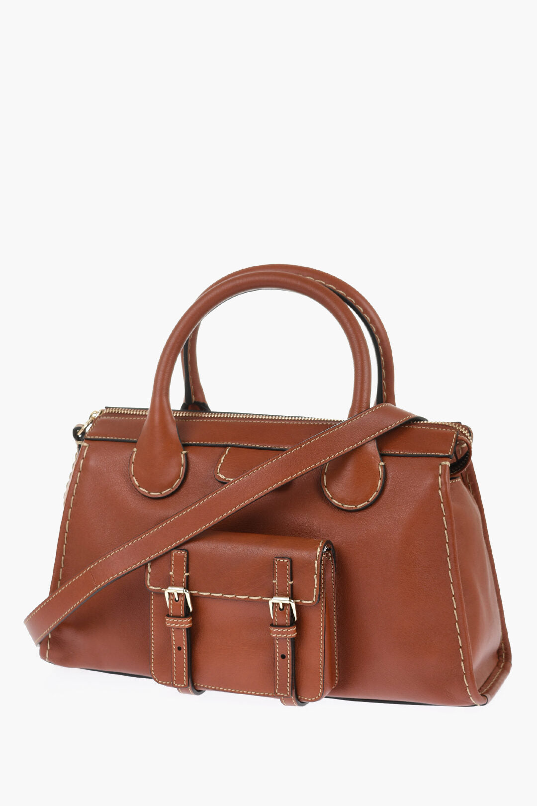 Chloe Leather Tote Bag With Removable Strap