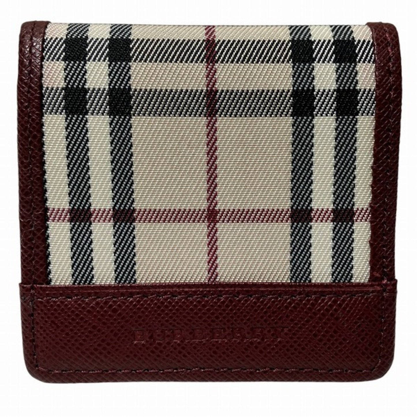 Burberry   Leather Canvas Coin Purse/Coin Case ()
