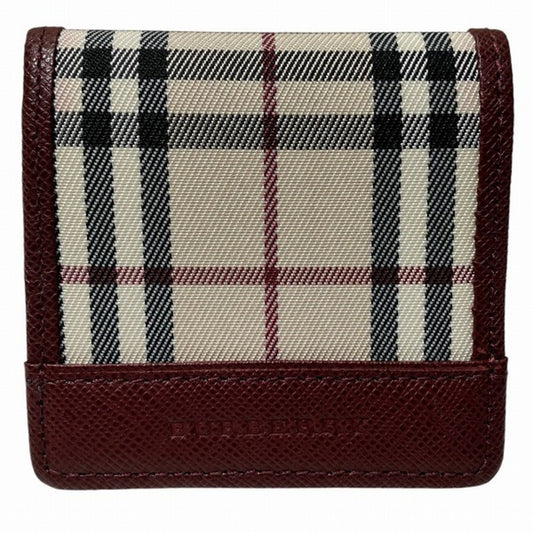 Burberry   Leather Canvas Coin Purse/Coin Case ()
