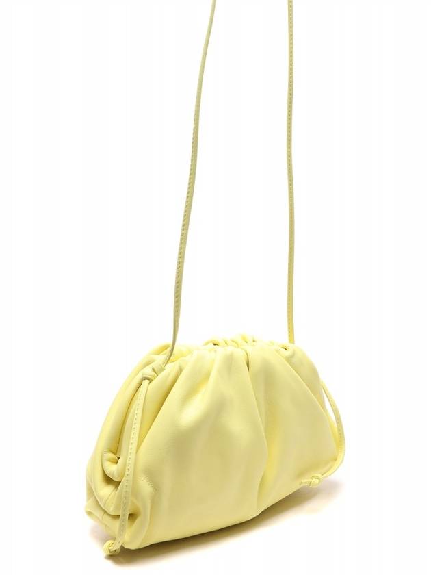 Bottega Veneta Mini Pouch Clutch Bag Lemon