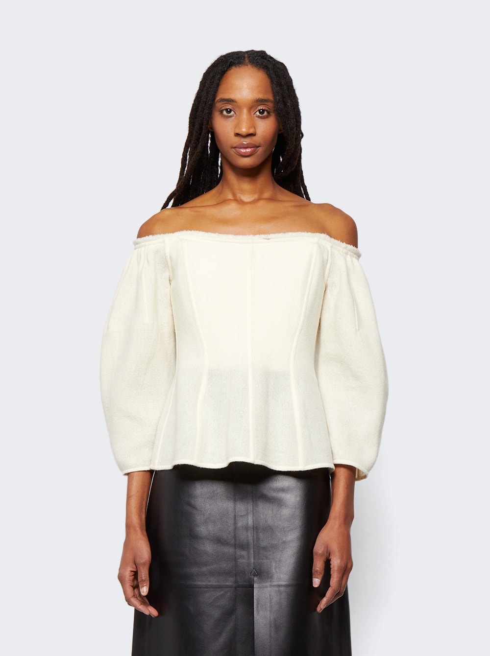 Chloe Off-The-Shoulder Top White