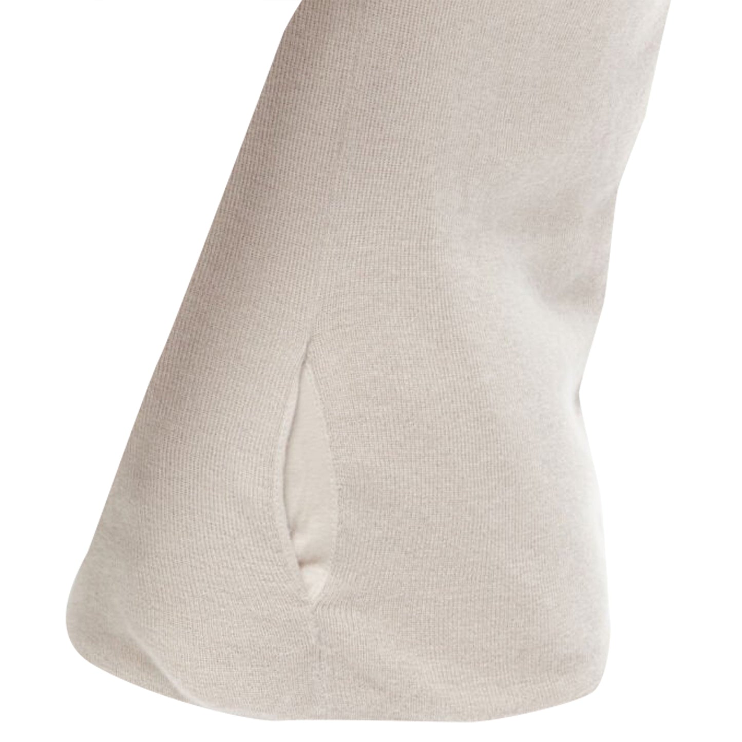 Chloe cashmere silk zip back short sleeve sweater