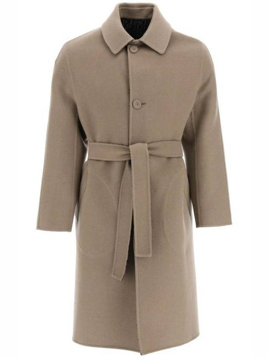 Fendi FF Logo Reversible Single Coat Beige