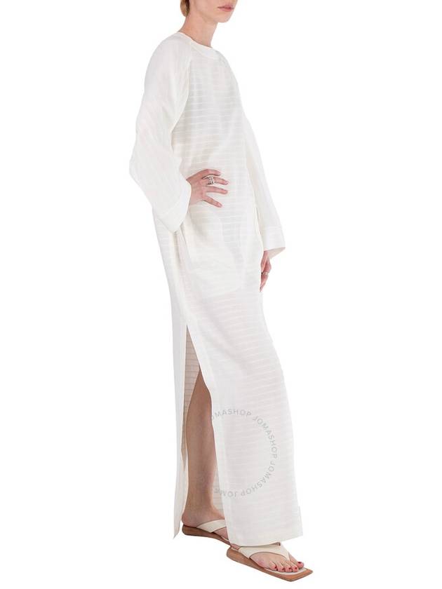 Saint Laurent Women's Long Sleeve Maxi Long Dress